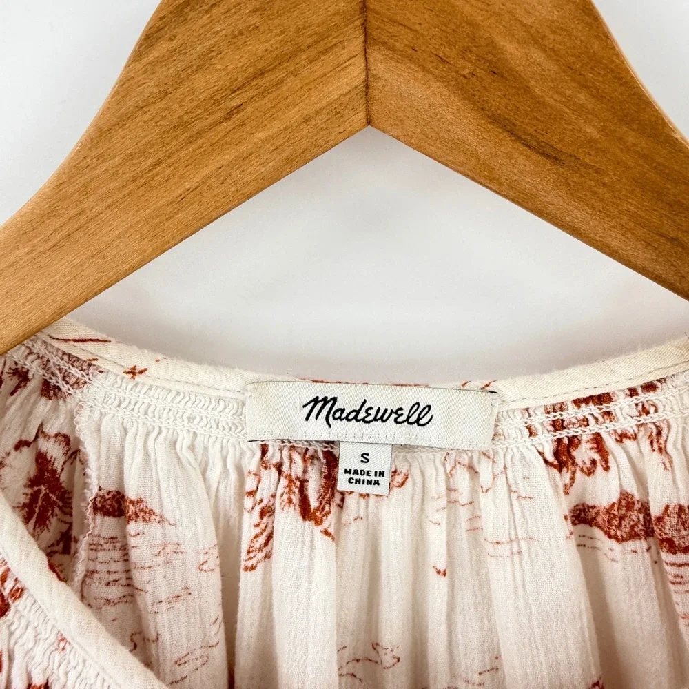 Madewell cotton peasant